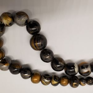 Made in Poland wooden beads painted, multicolored high gloss finish